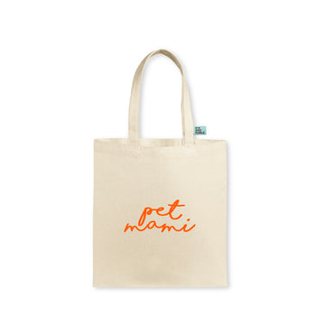 Bolso eco Pet mami naranja Wawaw para mascotas perros y gatos.