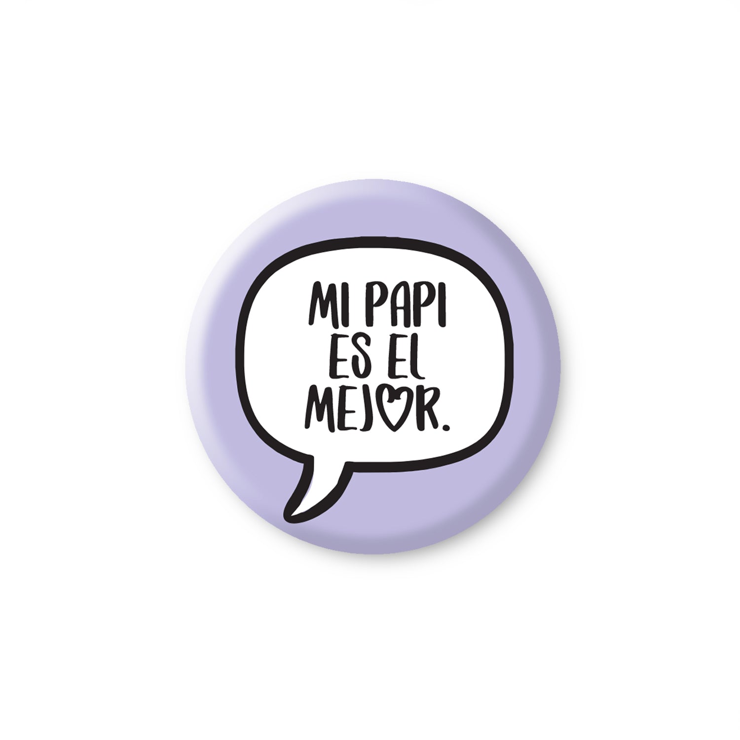 Botón 3.2cm Mi papi el mejor