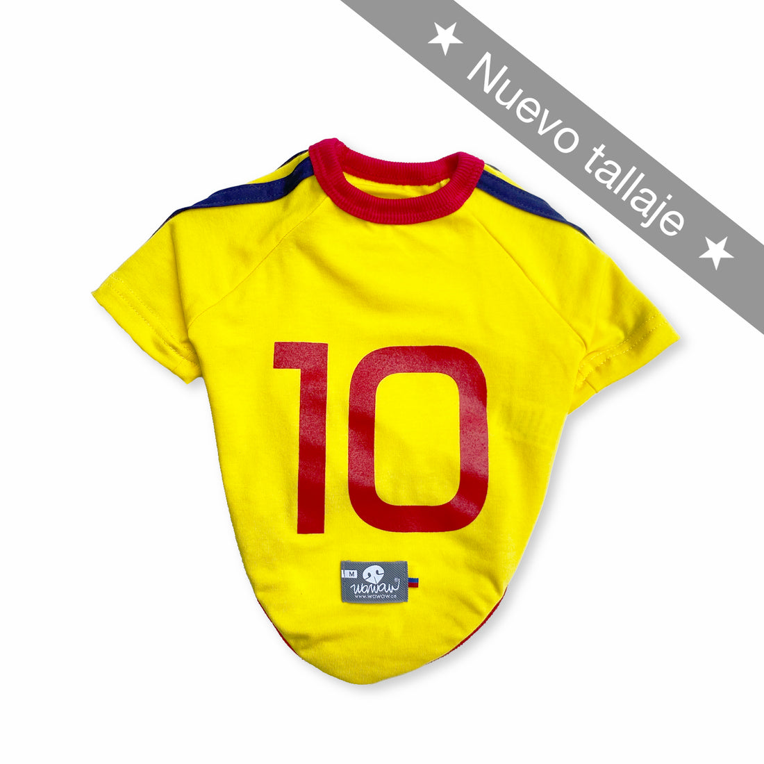 CANiseta® Colombia 2022 Wawaw para mascotas perros y gatos.