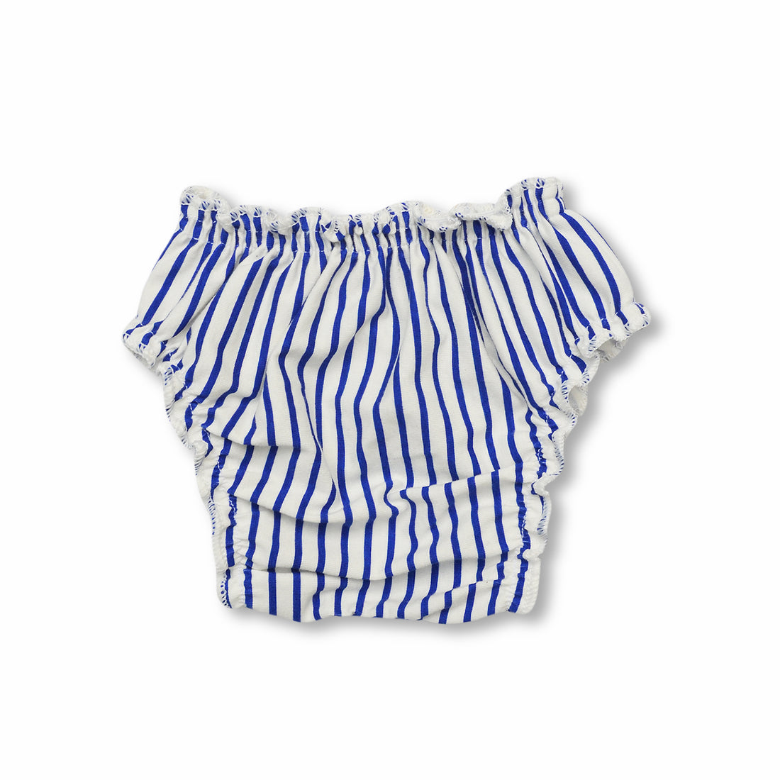 Calzones blanco rayas azul Wawaw para mascotas perros y gatos.