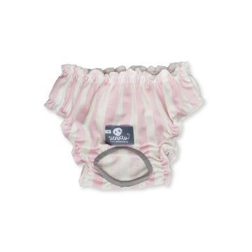 Calzones rayas blanco y rosa