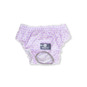 Calzones blanco corazones rosa