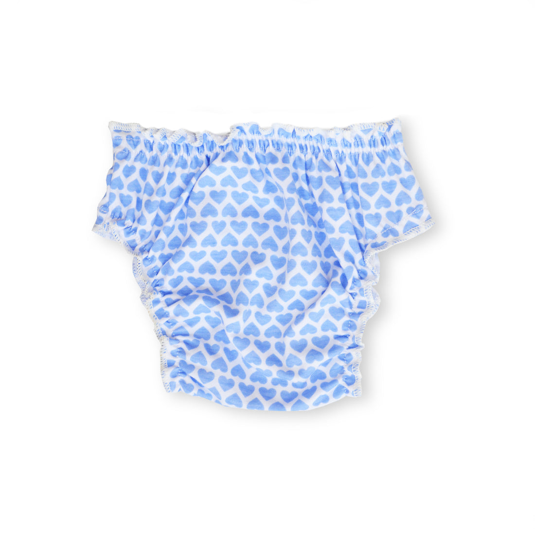 Calzones blanco corazones azules