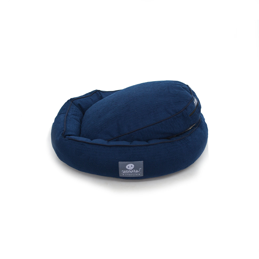 Cama ovalada bony azul navy