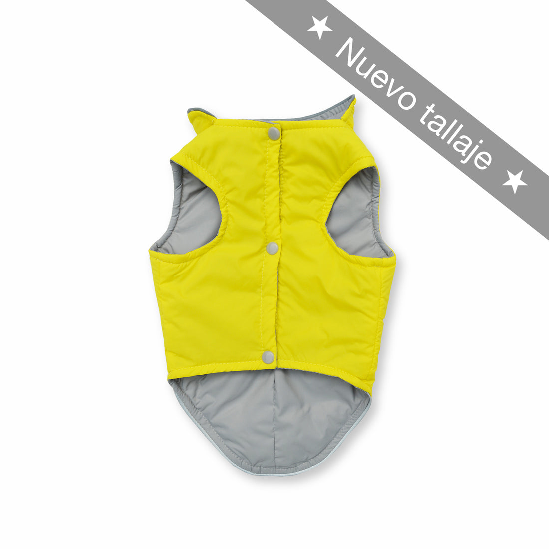 Chaleco lifersaver amarillo y gris