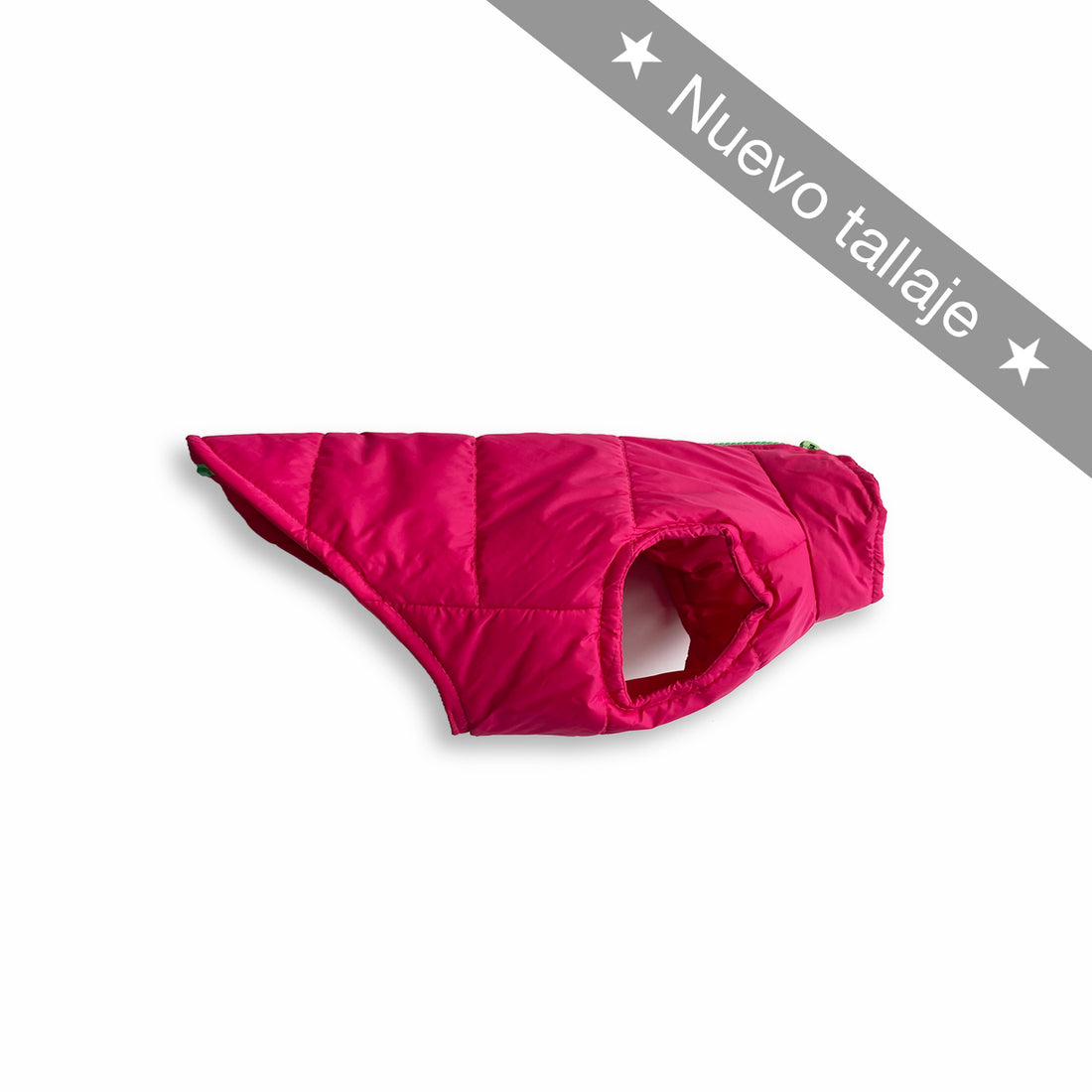 Chaleco fucsia cremallera Wawaw para mascotas perros y gatos.