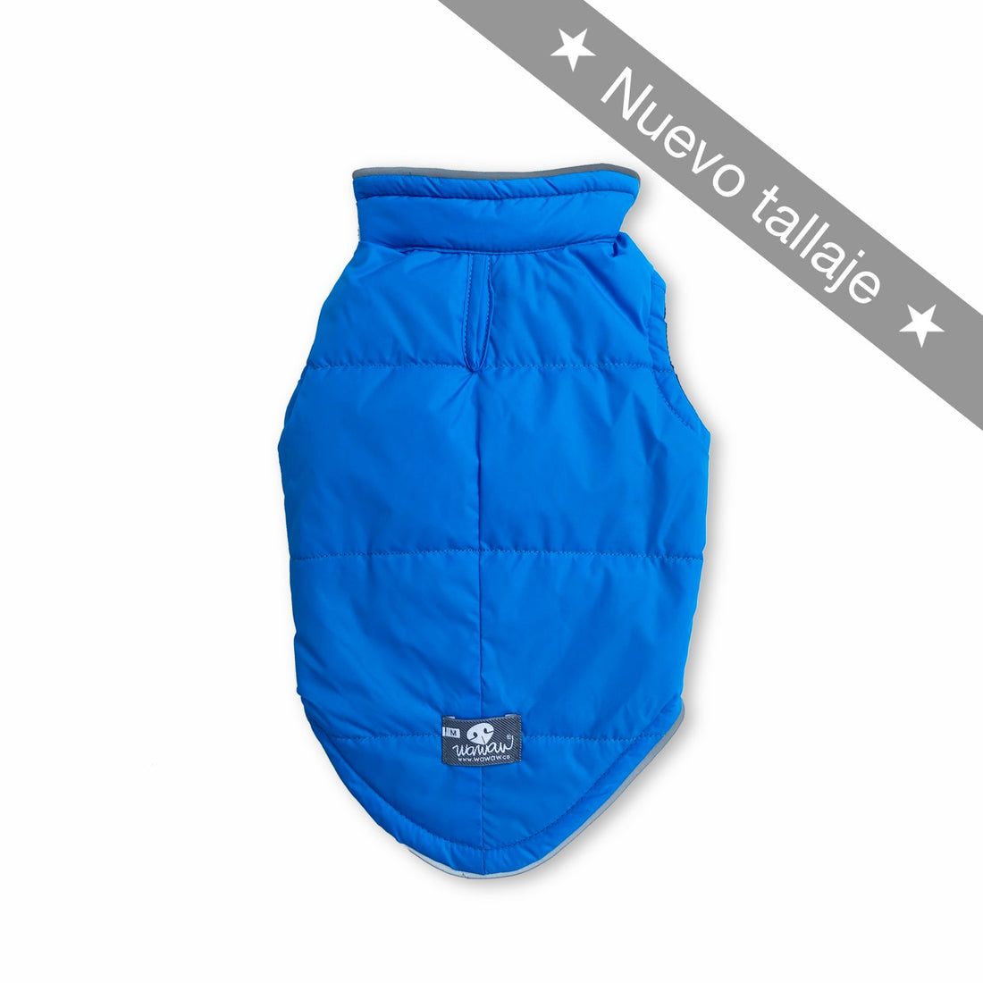 Chaleco lifesaver turquesa y azul Wawaw para mascotas perros y gatos.
