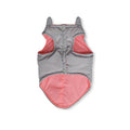 Chaleco gris reflectivo de frío y lluvia con borde reflectivo para mascotas perros y gatos de cualquier raza y tamaño.
