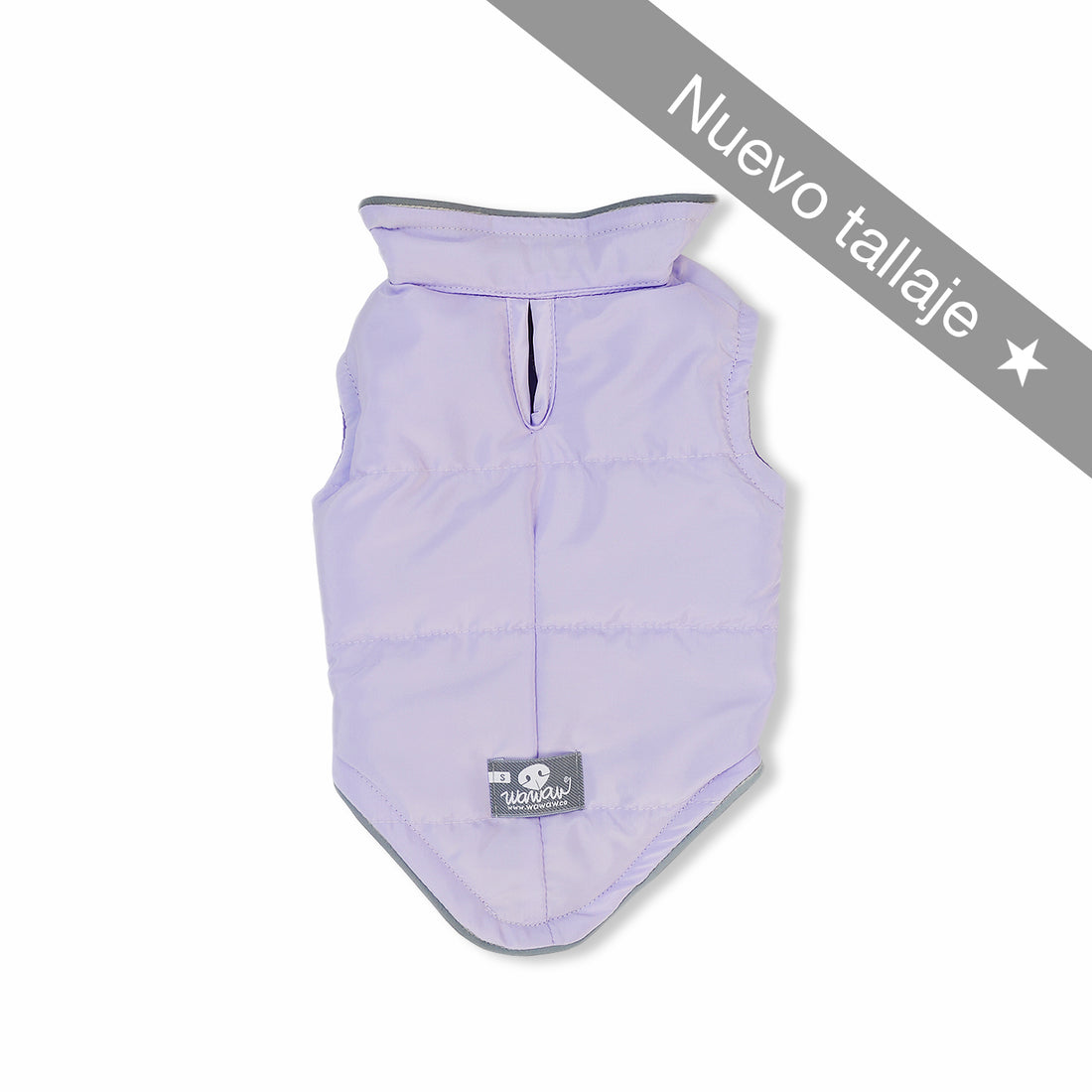 Chaleco lifesaver lila y morado Wawaw para mascotas perros y gatos.