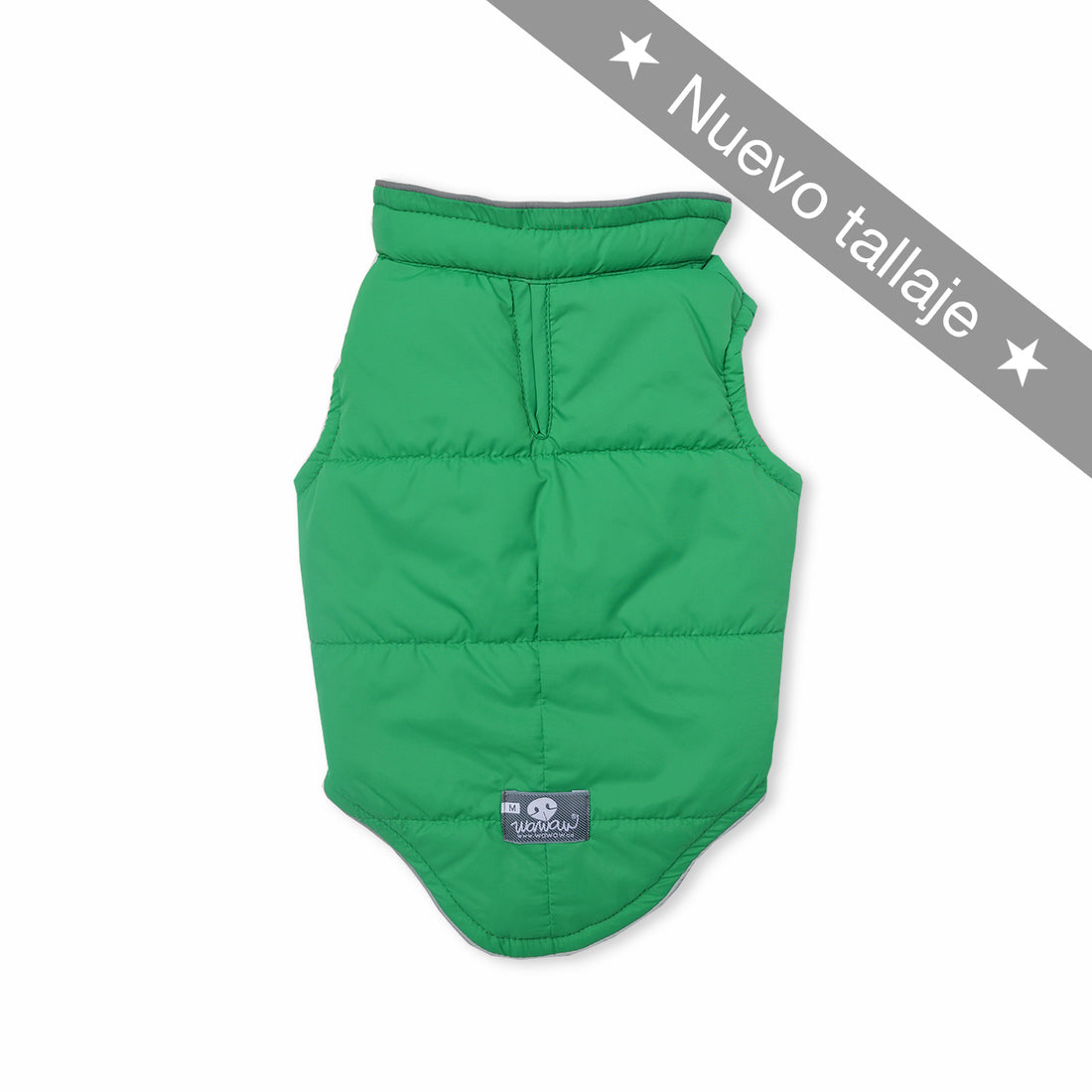 Chaleco lifesaver verde y fucsia Wawaw para mascotas perros y gatos.