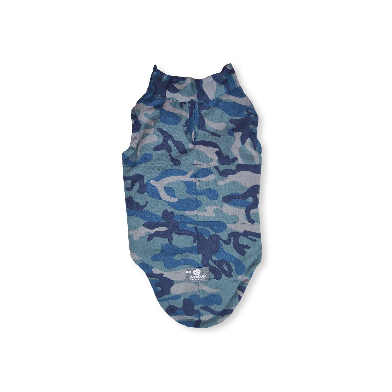 🌭 Chaleco dril camuflado azules para larguitos