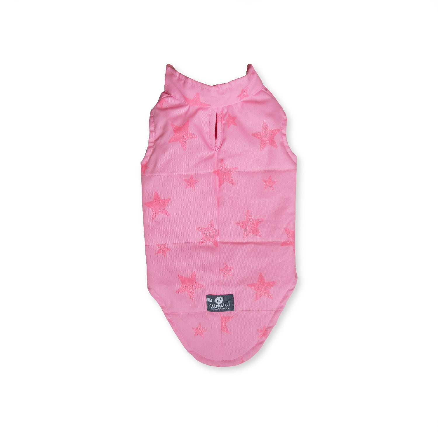 🌭 Chaleco dril fucsia neón estrellas brillantes para larguitos