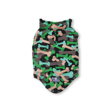 Chaleco camuflado verde huesos