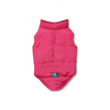 Chaleco lifesaver fucsia embone reflectivo Wawaw para mascotas perros y gatos.