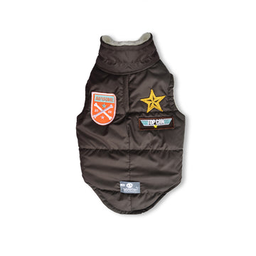 Disfraz chaleco aviador