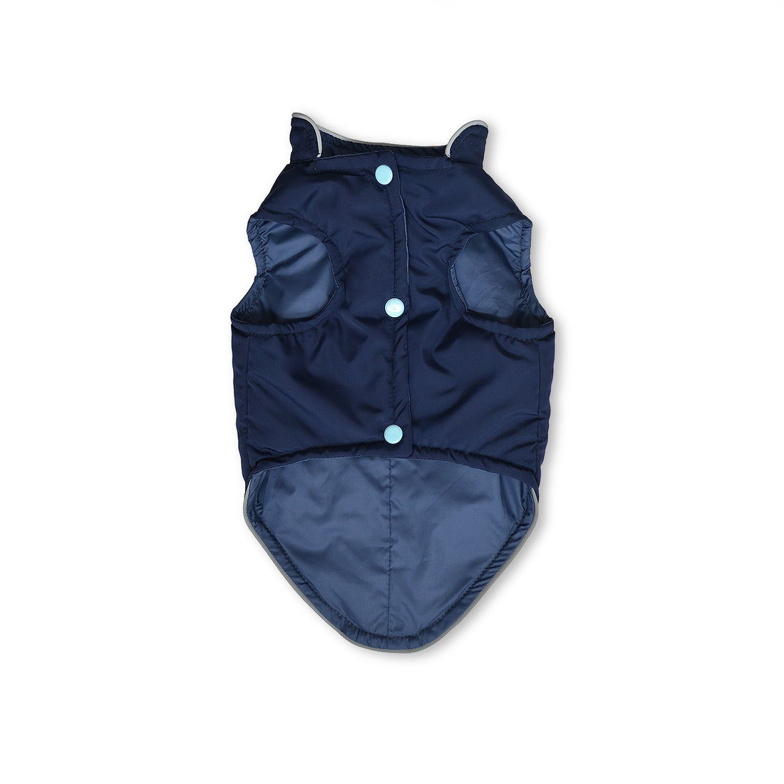 Chaleco lifesaver azul oscuro forro celeste