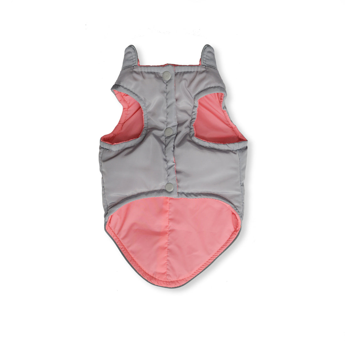 Chaleco gris reflectivo forro curuba