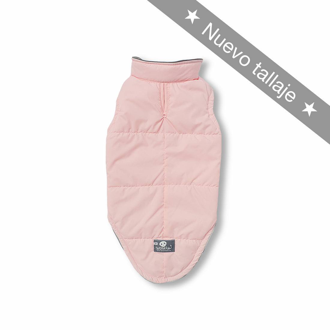 Chaleco largo especial rosa Wawaw para mascotas perros y gatos.