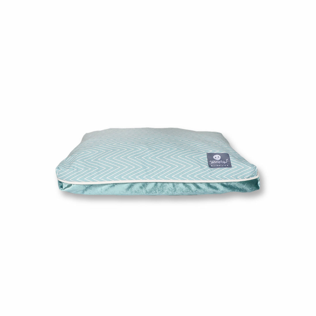 Colchoneta menta Wawaw para mascotas perros y gatos.