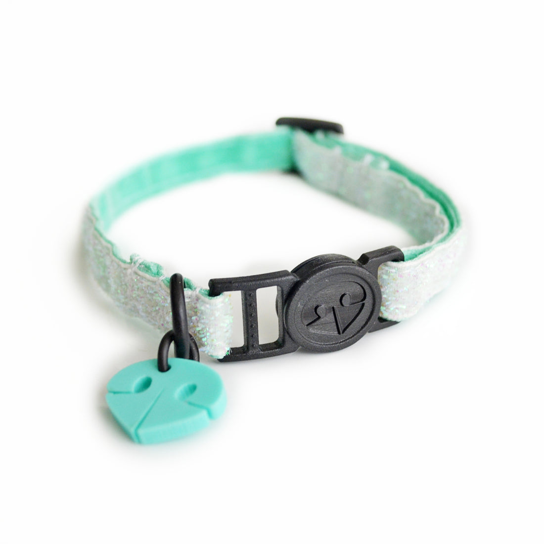 Collar gato lurex tornasolado Wawaw para mascotas perros y gatos.