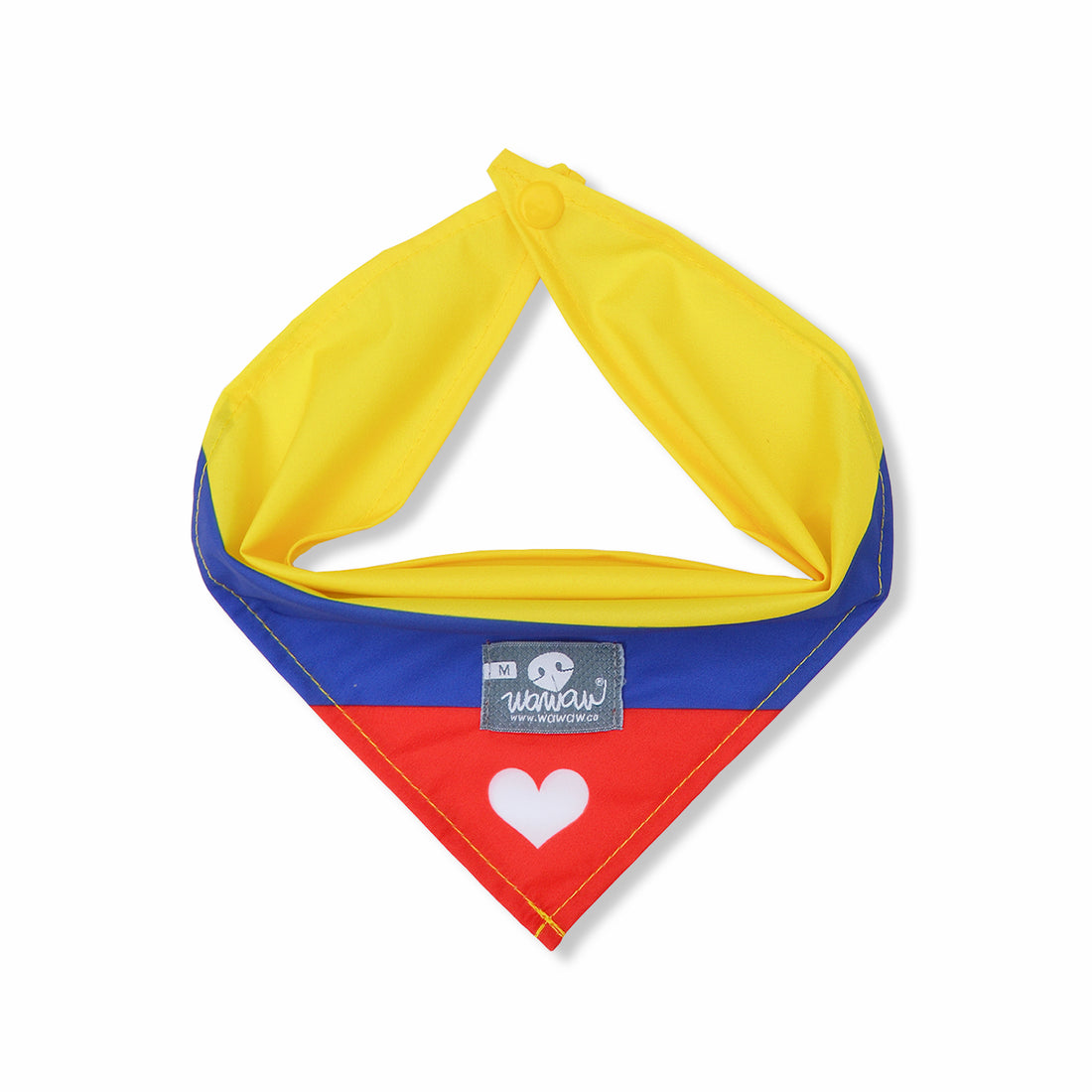 Pañoleta Colombia 2021 Wawaw para mascotas perros y gatos.