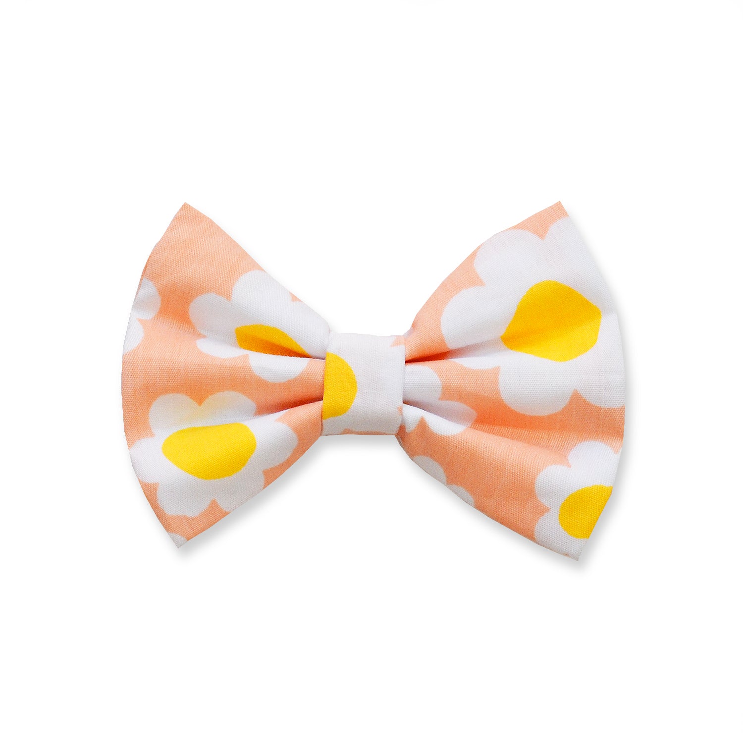 Corbatín durazno margaritas