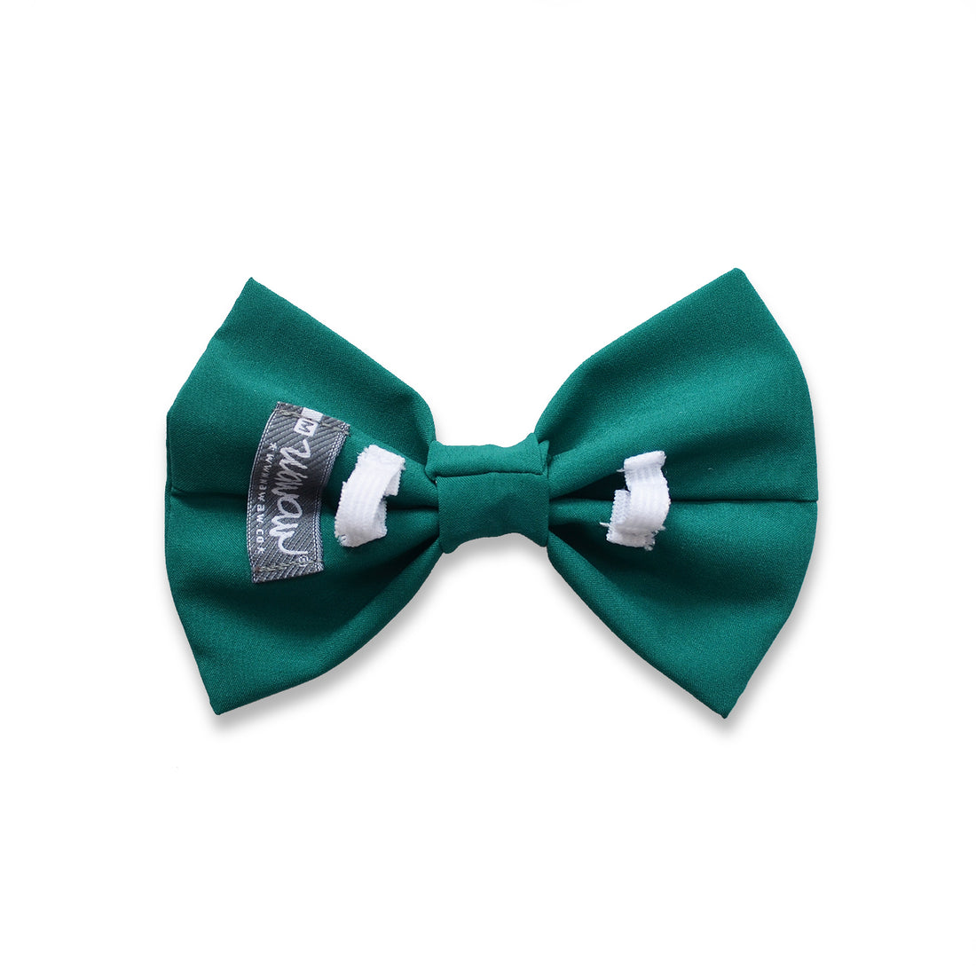 Corbatín verde medio, para cualquier collar