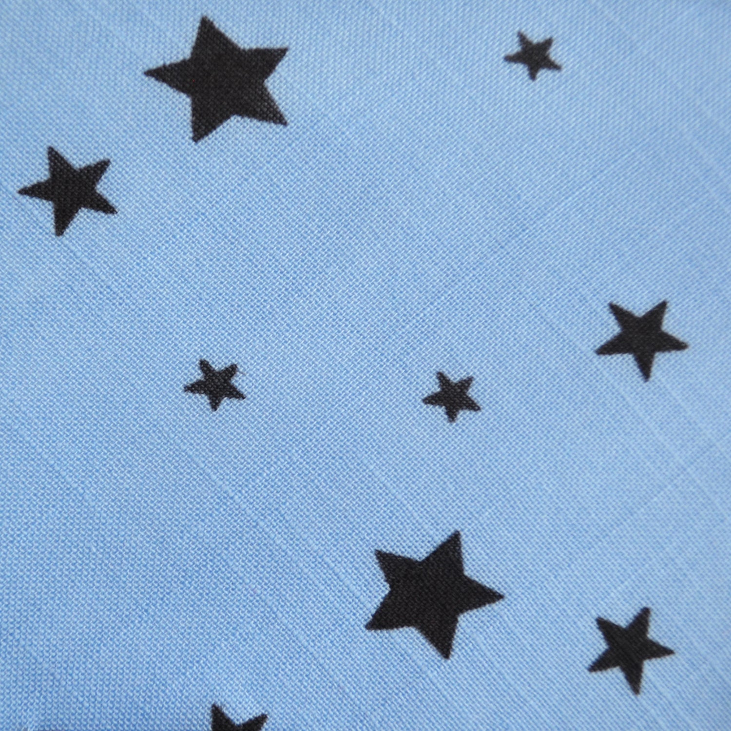 Pañoleta celeste estrellas azules