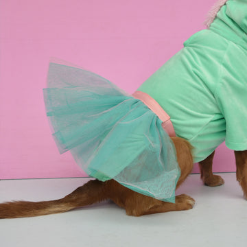 Tutú verde unicornio