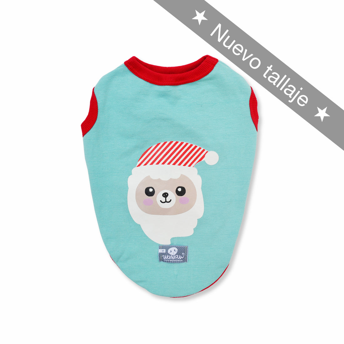 Esqueleto Santa Navidad Wawaw para mascotas perros y gatos.