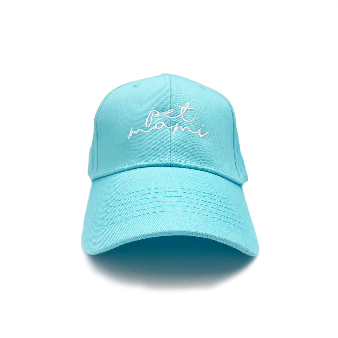 Gorra celeste Pet Mami Wawaw para mascotas perros y gatos.