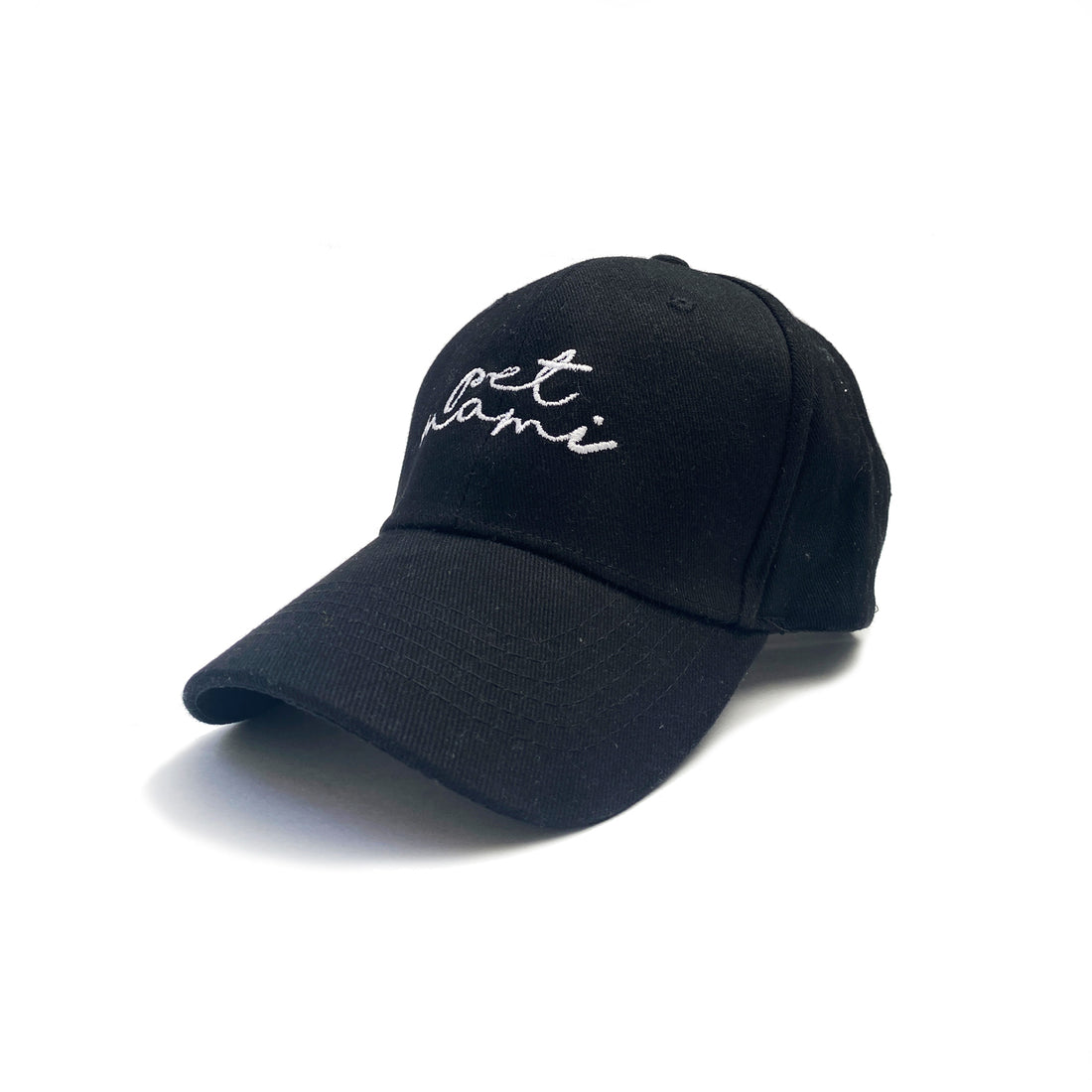 Gorra negra Pet Mami Wawaw para mascotas perros y gatos.