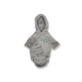 Sacos o hoodies gris caliente y abrigador para mascotas perros y gatos de cualquier raza o tamaño.
