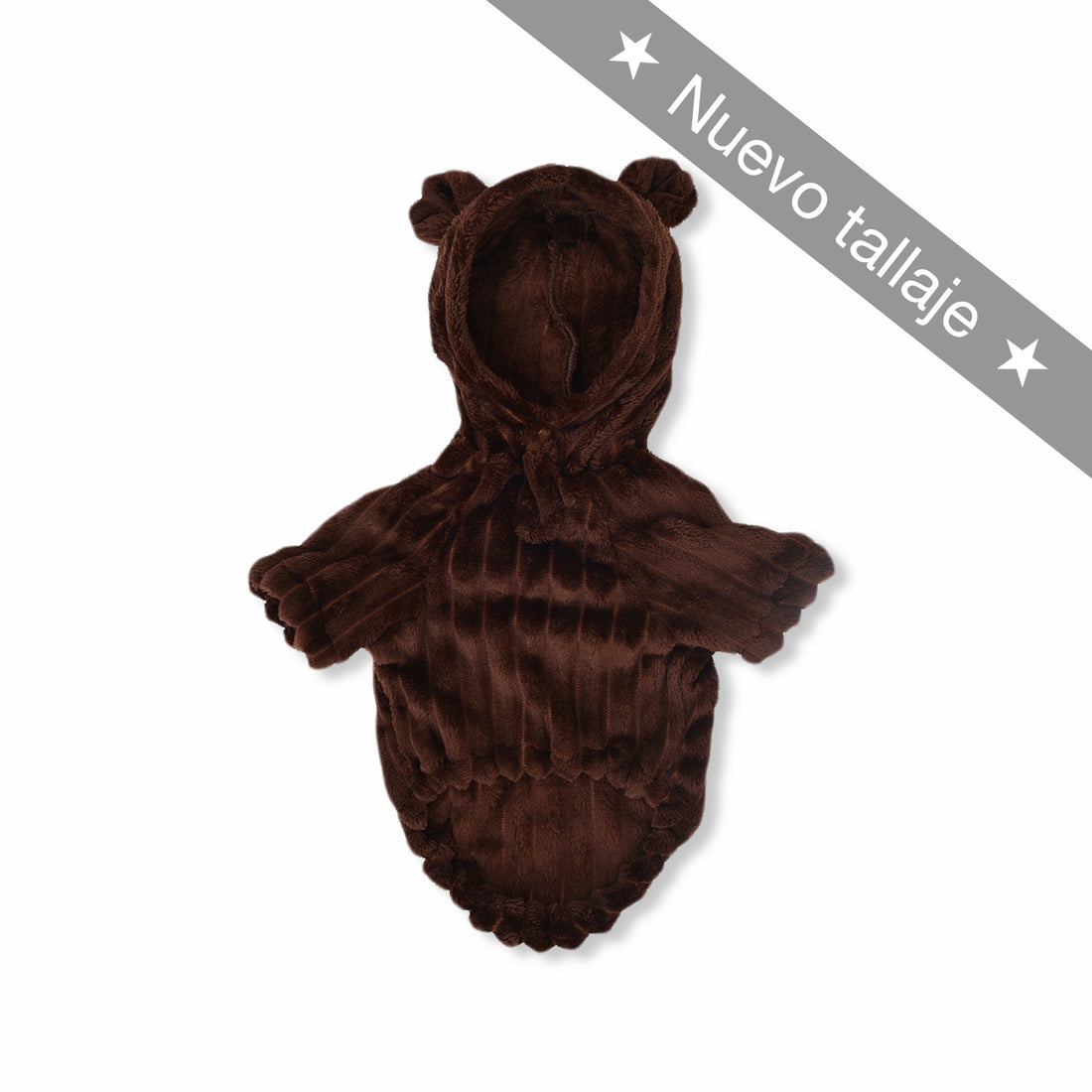 Hoodie café acanalado Wawaw para mascotas perros y gatos.