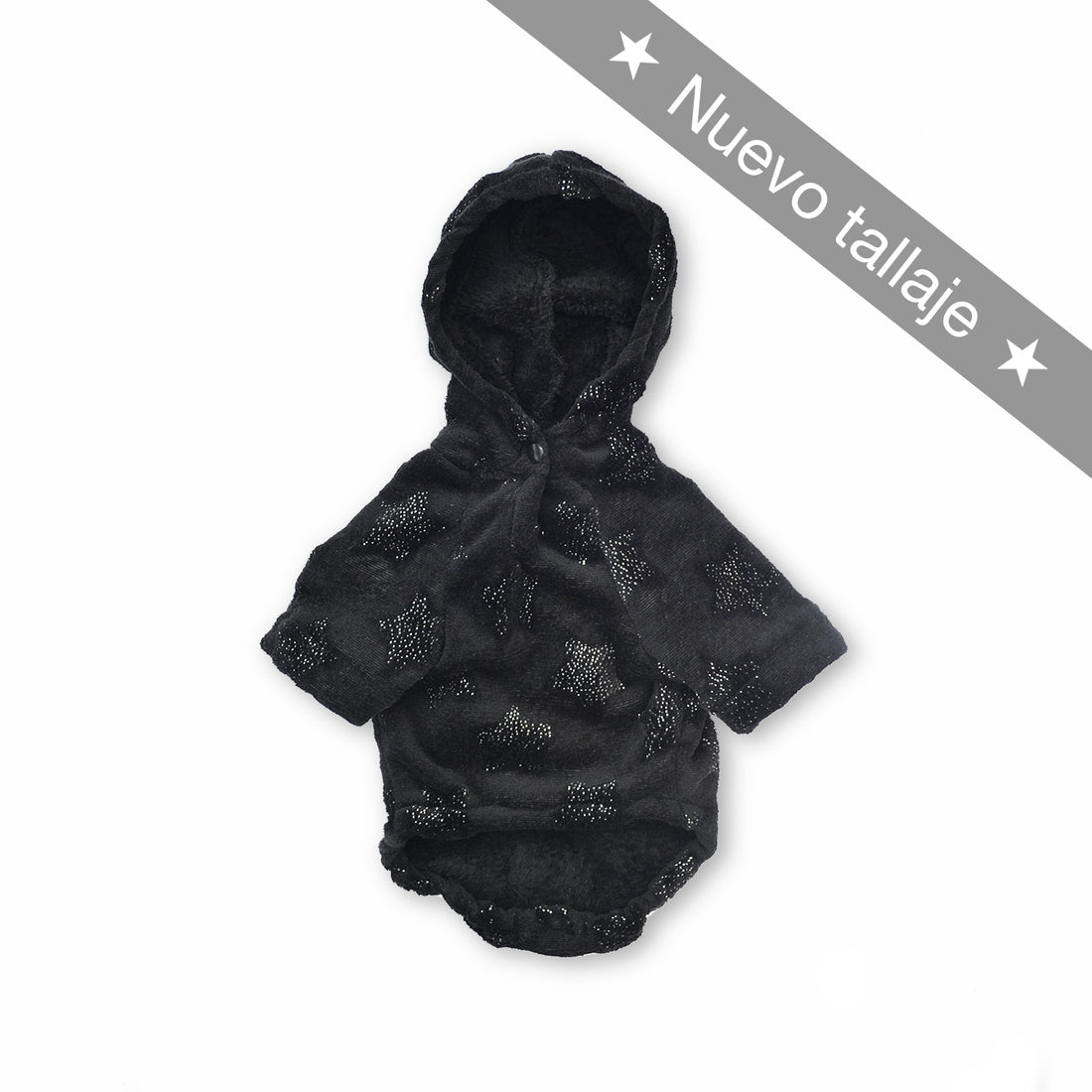 Hoodie negro estrellas Wawaw para mascotas perros y gatos.