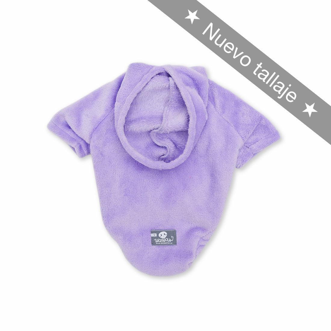 Hoodie lila Wawaw para mascotas perros y gatos.
