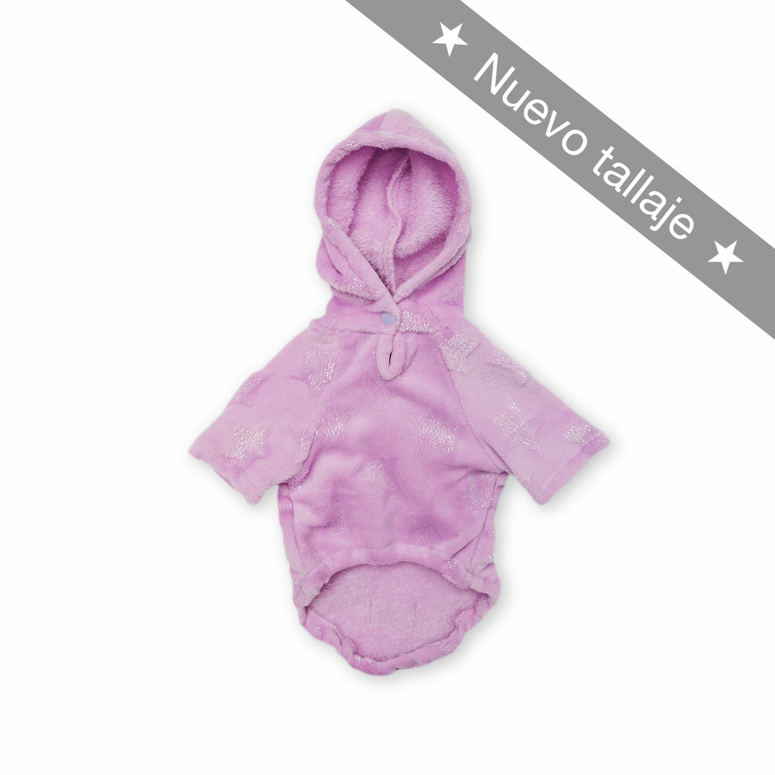 Hoodie lila estrellas Wawaw para mascotas perros y gatos.