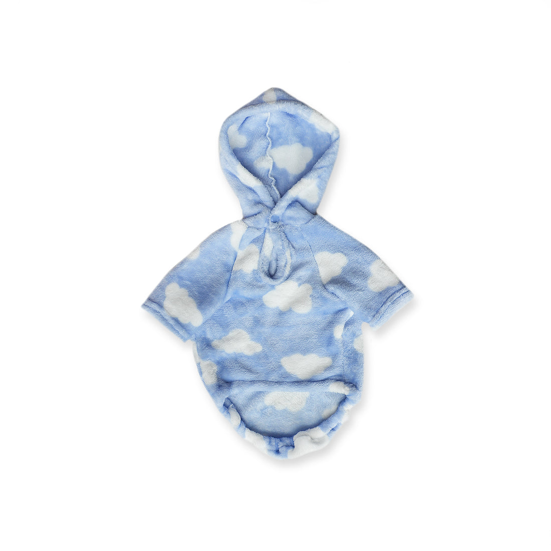 Hoodie azul nubes blancas