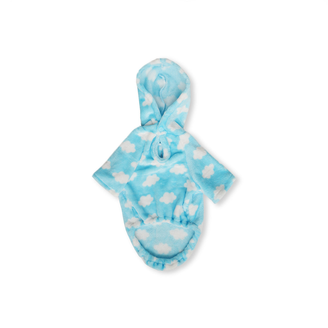 Hoodie azul nubes blancas