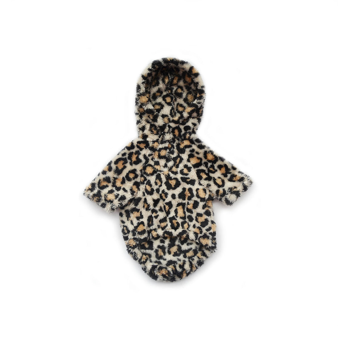 Hoodie bisonte camel animal print negro 1