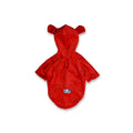 Hoodie orejas suavetina rojo Wawaw para mascotas perros y gatos.