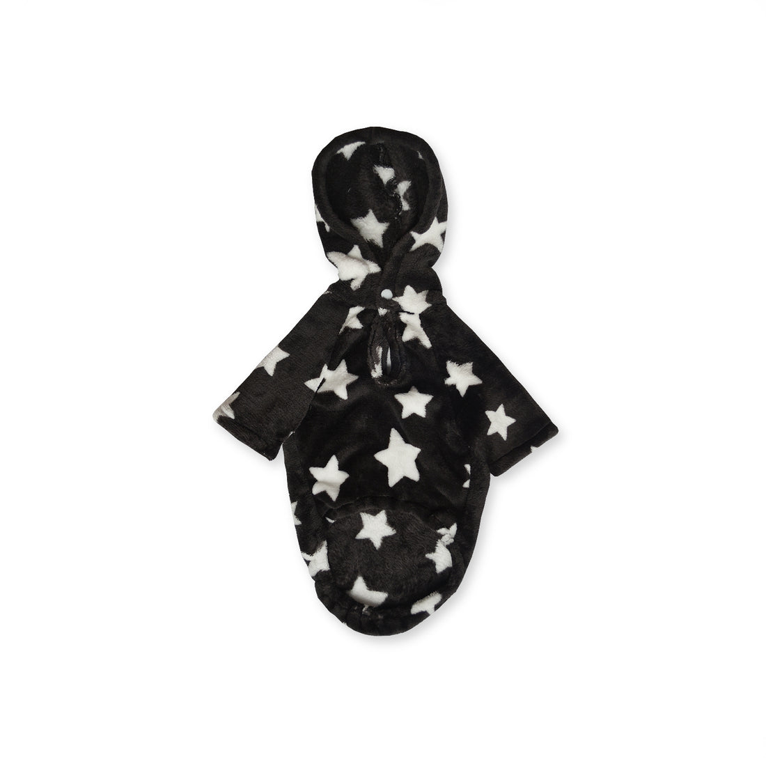 Hoodie negro estrellas blancas