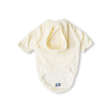 Hoodie bisonte marfil