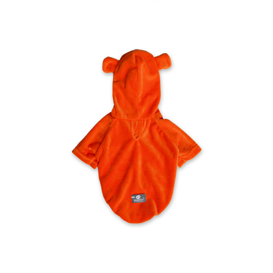 Hoodie orejas suavetina naranja