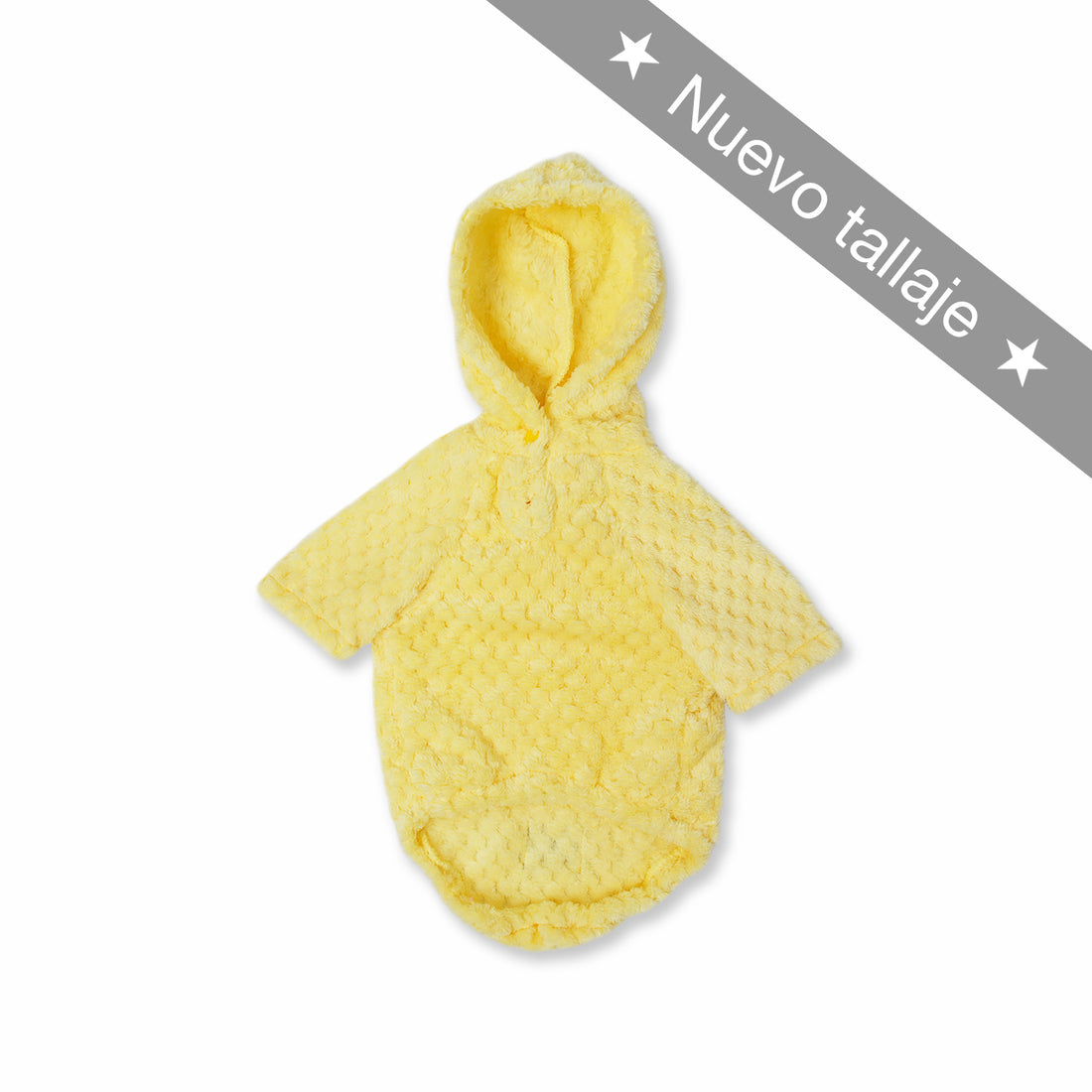 Hoodie amarillo Wawaw para mascotas perros y gatos.