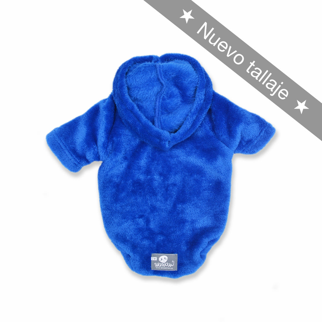 Hoodie azul Wawaw para mascotas perros y gatos.