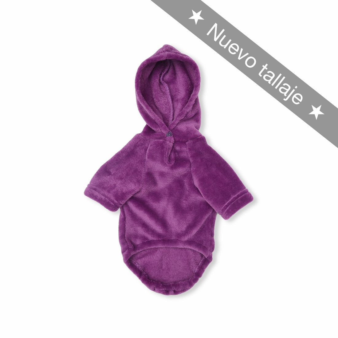 Hoodie berenjena Wawaw para mascotas perros y gatos.