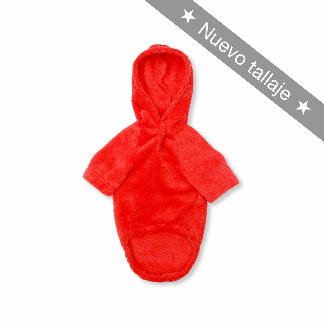 Hoodie PC rojo Wawaw para mascotas perros y gatos.