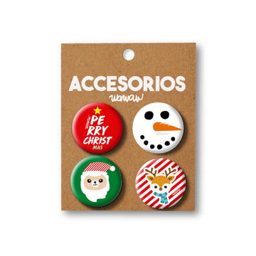 Kit botones Navidad