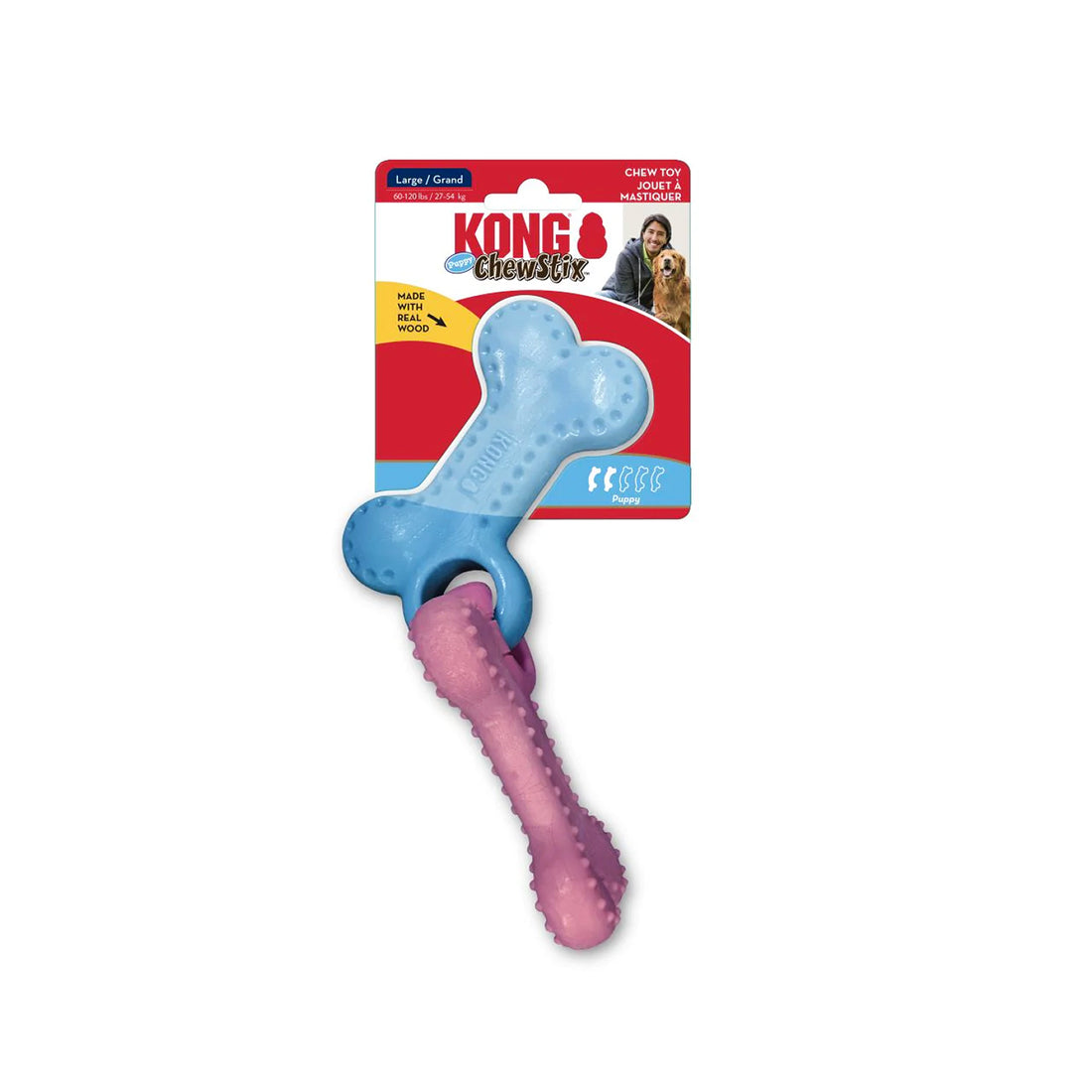 Kong llama dientes para perros cachorros
